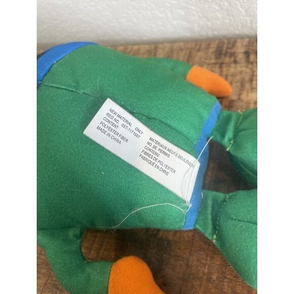 Nick Junior Nickelodeon TEAM UMIZOOMI “BOT” 9" Robot Plush Toy Green Blue 2011 - Picture 5 of 9